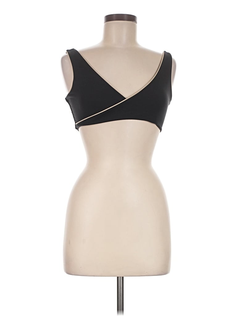 Pre-owned Set Active Tank Top Black Strapless Neckline Tops