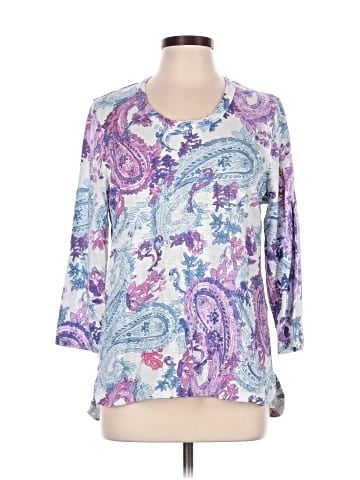 Chico's 3/4 Sleeve T-Shirt (view 1)