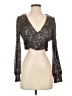 Unbranded Silver Long Sleeve Top Size S (estimated) - photo 1