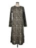 Ann Taylor LOFT Animal Print Brown Casual Dress Size XL - photo 1