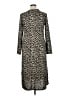 Ann Taylor LOFT Animal Print Brown Casual Dress Size XL - photo 2