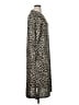 Ann Taylor LOFT Animal Print Brown Casual Dress Size XL - photo 4
