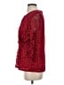 Onyx Red 3/4 Sleeve Blouse Size L - photo 5