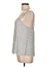 Express Silver Sleeveless Blouse Size L - photo 5