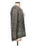 Hinge Metallic Gray Pullover Sweater Size S - photo 4