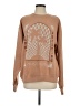 Show Me Your Mumu Graphic Tan Pullover Sweater Size XS - photo 1
