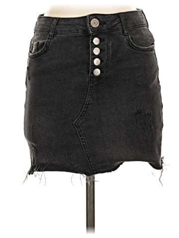 Zara Denim Skirt (view 1)