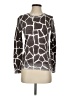 MICHAEL Michael Kors Animal Print Gray Pullover Sweater Size S - photo 1