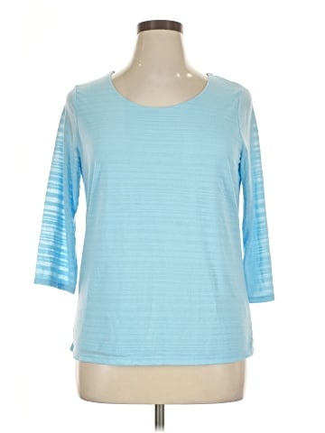 Croft & Barrow 3/4 Sleeve T-Shirt (view 1)