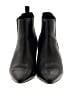 BLEECKER & BOND 100% Leather Black Ankle Boots Size 8 - photo 2