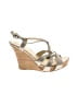 Seychelles 100% Leather Gold Wedges Size 10 - photo 1