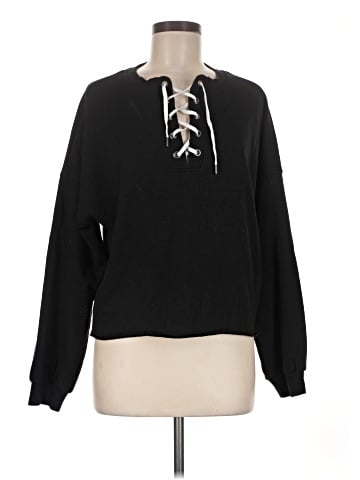 Aqua Pullover Sweater (view 1)