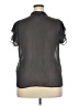 Mossimo Black Short Sleeve Blouse Size XXL - photo 2