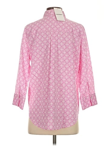 Foxcroft 3/4 Sleeve Button-Down Shirt (view 2)