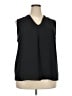 Worthington 100% Polyester Black Sleeveless Blouse Size XXL - photo 1