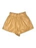 Crosby 100% Polyester Metallic Gold Shorts Size XS - photo 1
