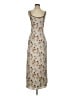 pretty garbage 100% Polyester Ivory Tan Casual Dress Size S - photo 1