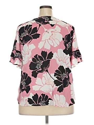 Worthington Short Sleeve Blouse (view 2)