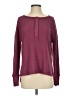 SO Burgundy Long Sleeve Henley Size S - photo 1
