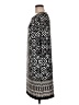 Chico's Print Black Casual Dress Size M - photo 5