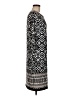 Chico's Print Black Casual Dress Size M - photo 4