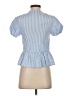 Edikted Blue Short Sleeve Blouse Size XS - photo 2