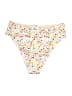 Cupshe Floral White Swimsuit Bottoms Size M - photo 2