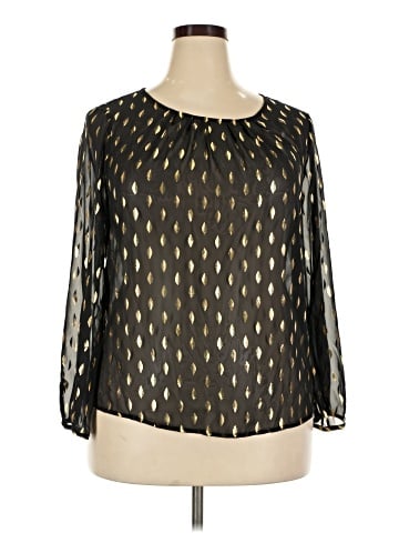 Maison Jules 3/4 Sleeve Blouse (view 1)