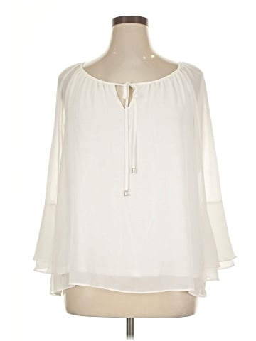 Marled by Reunited 3/4 Sleeve Blouse (view 1)