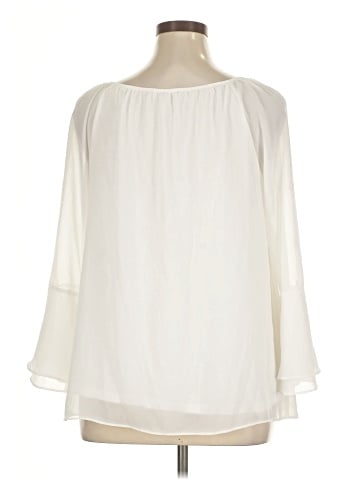 Marled by Reunited 3/4 Sleeve Blouse (view 2)