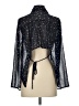 LUCCA 100% Polyester Stars Black Long Sleeve Blouse Size XS - photo 2