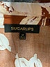 Sugarlips 100% Cotton Floral Brown Short Sleeve Blouse Size M - photo 7