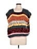 Zara 100% Polyacryl Color Block Orange Sweater Vest Size L - photo 1