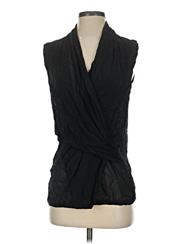 Helmut Lang Sleeveless Silk Top (view 1)