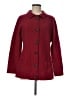 L.L.Bean 100% Lambswool Burgundy Wool Cardigan Size M - photo 1