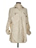 Zara Tan 3/4 Sleeve Button-Down Shirt Size XS - photo 1
