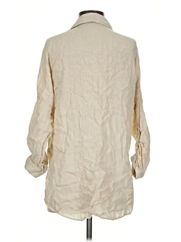 Zara 3/4 Sleeve Button-Down Shirt (view 2)