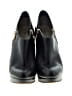 MICHAEL Michael Kors 100% Leather Solid Black Ankle Boots Size 7 1/2 - photo 2