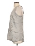 William Rast for Target 100% Polyester Silver Sleeveless Blouse Size S - photo 5