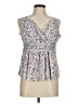 North Style 100% Cotton Silver Sleeveless Blouse Size M - photo 1