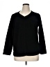 St. John's Bay 100% Polyester Black Pullover Sweater Size XL - photo 1