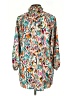 First Love 100% Polyester Print Teal 3/4 Sleeve Blouse Size L - photo 2