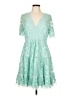 Needle & Thread 100% Polyester Teal Cocktail Dress Size 10 - photo 1