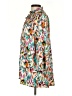 First Love 100% Polyester Print Teal 3/4 Sleeve Blouse Size L - photo 5
