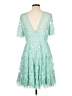 Needle & Thread 100% Polyester Teal Cocktail Dress Size 10 - photo 2