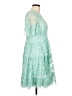 Needle & Thread 100% Polyester Teal Cocktail Dress Size 10 - photo 4