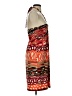 Nine West Graphic Orange Cocktail Dress Size 2 - photo 4