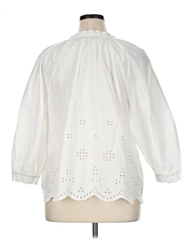 Lands' End 3/4 Sleeve Blouse (view 2)