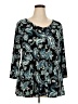 Roz & Ali Teal 3/4 Sleeve Blouse Size 2X - photo 1