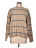 MNG Stripes Tan Pullover Sweater Size L - photo 1